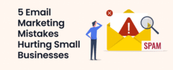 5 erros de marketing por e-mail que prejudicam as pequenas empresas